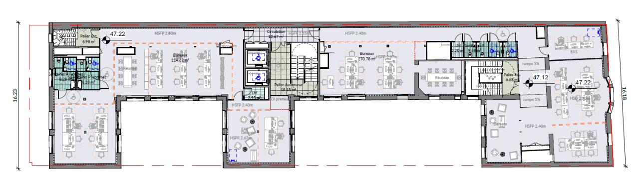 Bureau Paris 5189m² Location bureau Paris OLBUR2202094 10